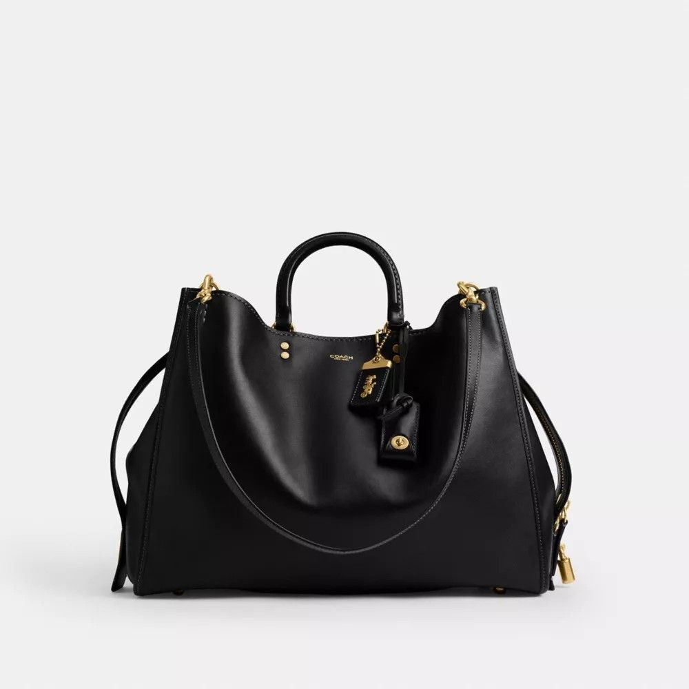Coach Rogue 40 Soft Leather Black Lock And Key